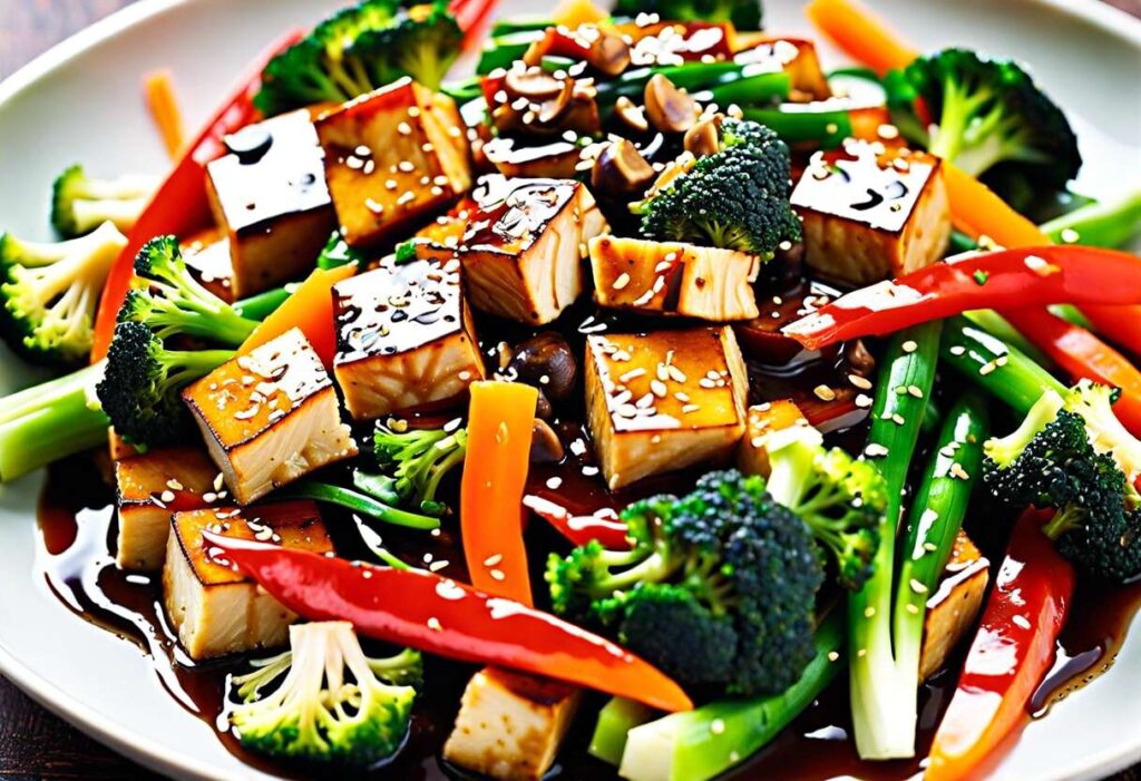 Poêlée asiatique tofu et légumes : équilibre parfait entre goût et santé