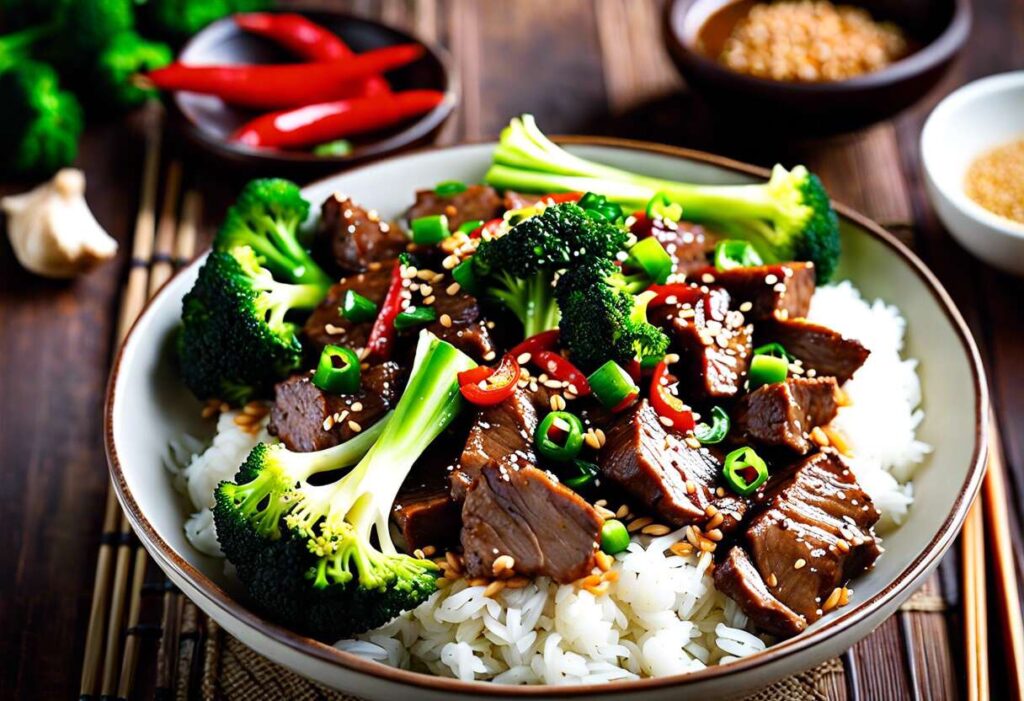 Wok de bœuf et brocolis croquants : fusion asiatique en 30 minutes