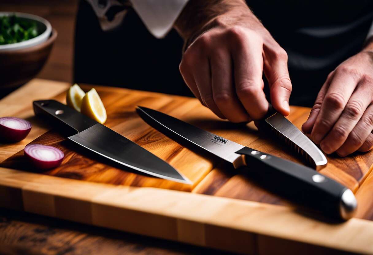 La marque d'une bonne préparation : sélection des couteaux essentiels
