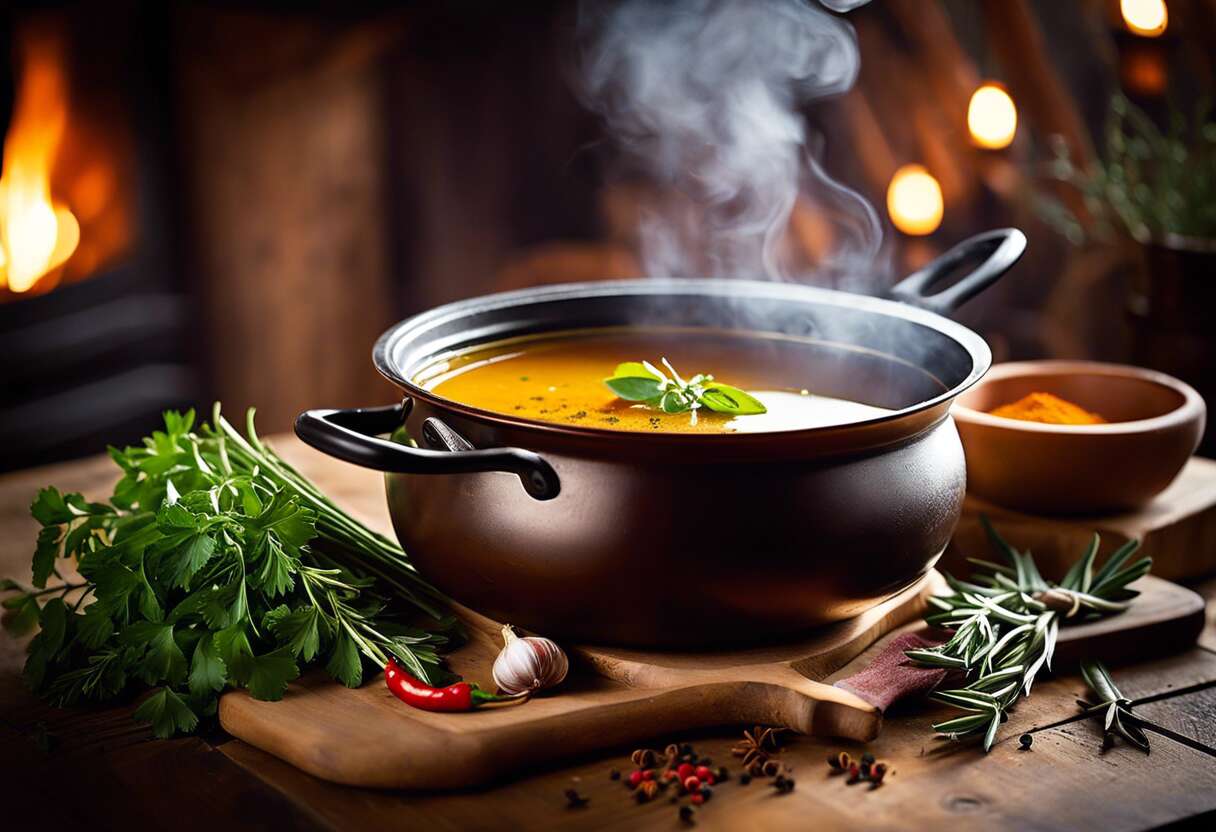 L'art du bouillon aux épices douces : secrets de préparation