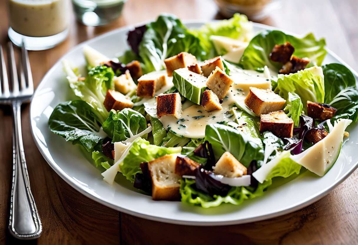 La quintessence de la salade césar : secrets de préparation