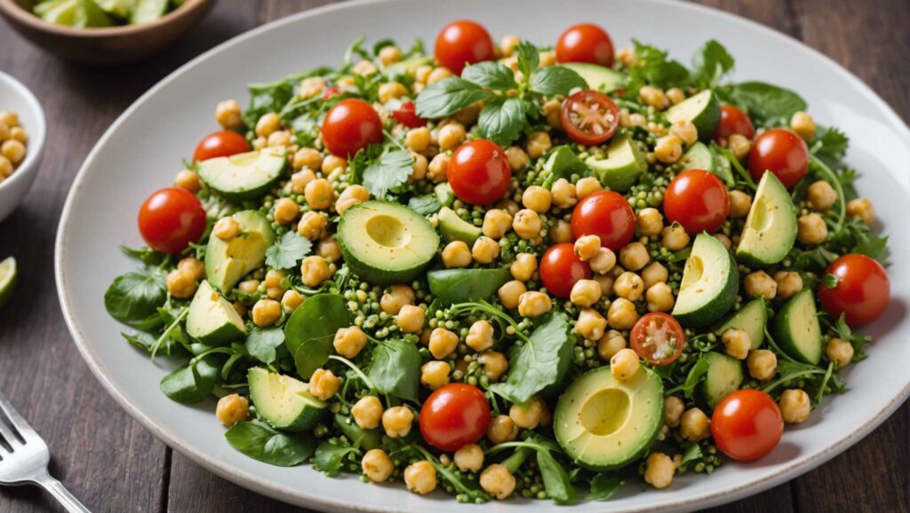 Salades repas nutritives et créatives, parfaites pour un régime sans gluten