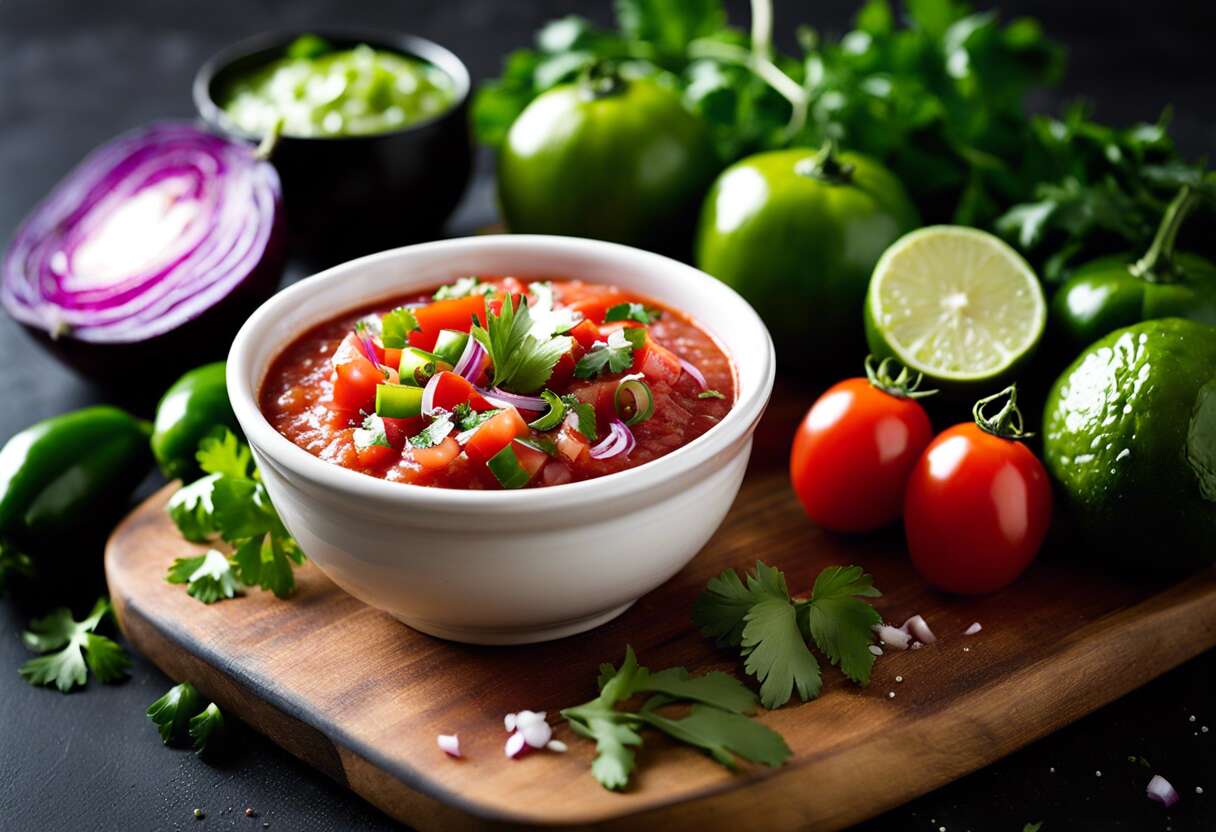 Évasion culinaire : réaliser une salsa fraîche pour vos apéritifs